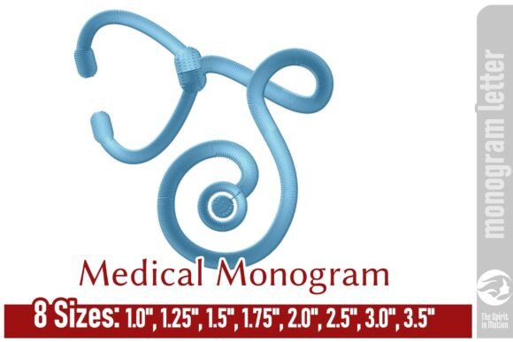 Stethoscope Monogram for Personalized Gifts